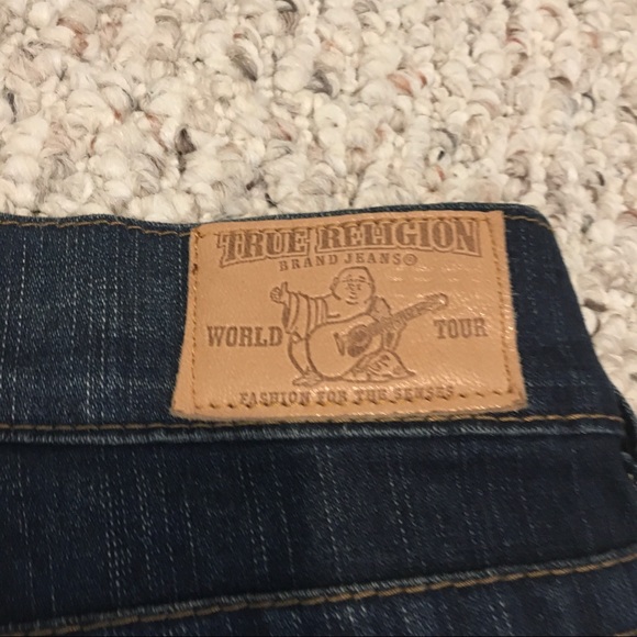 True Religion vintage wash blue jeans in size 10 - Picture 12 of 16